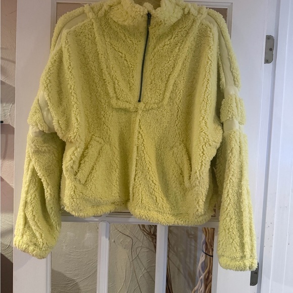 Free People Yellow Teddy Jacket - Picture 7 of 7